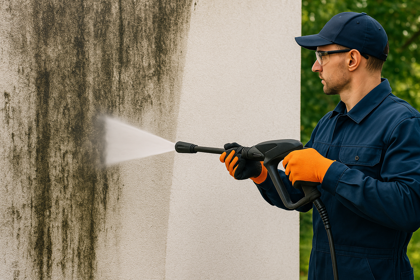 Wall Pressure Cleaning
